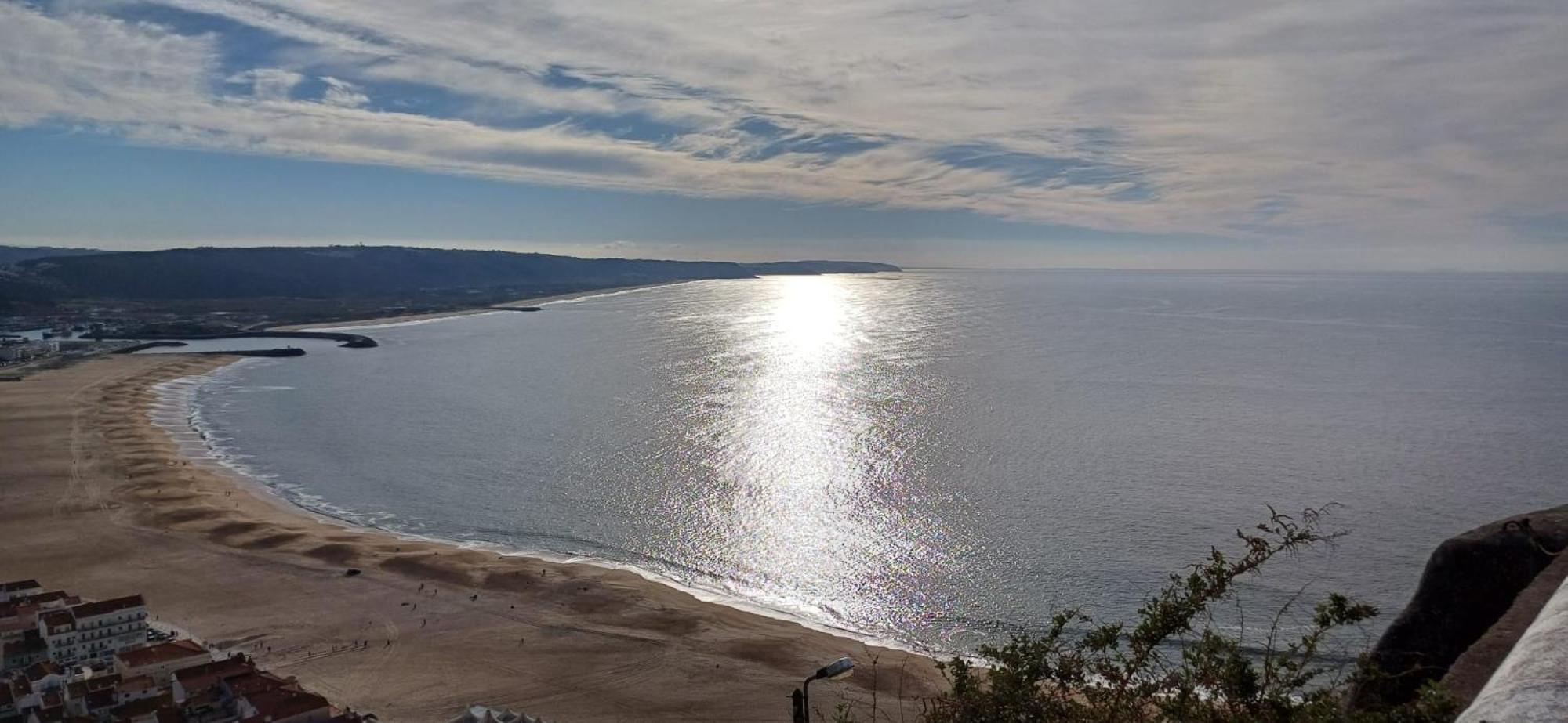 Elegant Sea View Apartment Nazaré Esterno foto