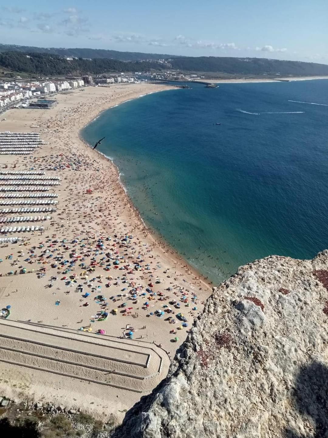 Elegant Sea View Apartment Nazaré Esterno foto